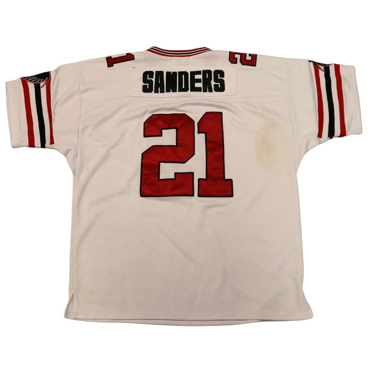 Deion Sanders Atlanta Falcons Mitchell & Ness White Jersey Size 56
