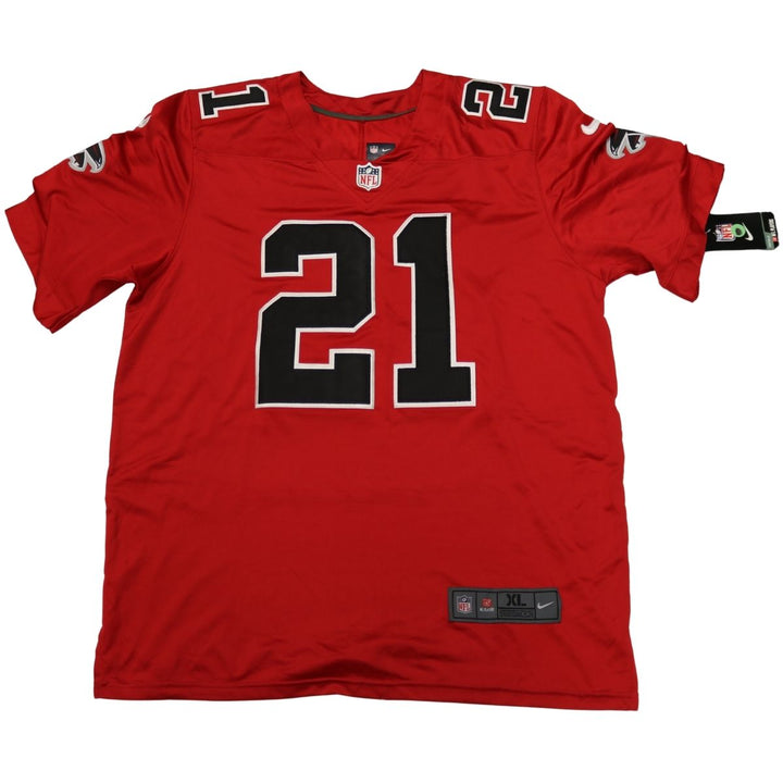 Deion Sanders Atlanta Falcons Nike Dry Fit Red Jersey Size XL
