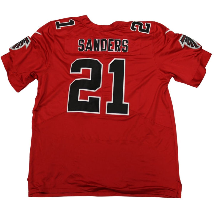 Deion Sanders Atlanta Falcons Nike Dry Fit Red Jersey Size XL