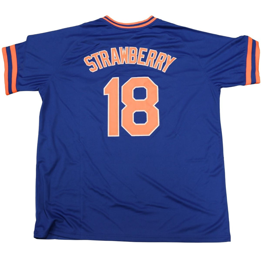 Darryl Strawberry New York Mets Nike Team Sports Alternate Blue Jersey Size M 
