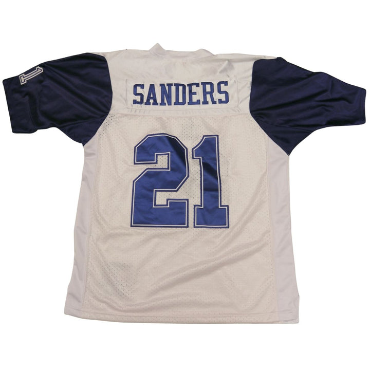 Deion Sanders Dallas Cowboys Mitchell & Ness 1995 White Jersey 