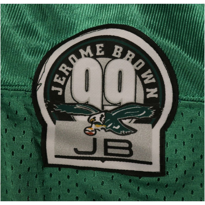 Jerome Brown Philadelphia Eagles Mitchell & Ness 1990 Green Jersey Size 54