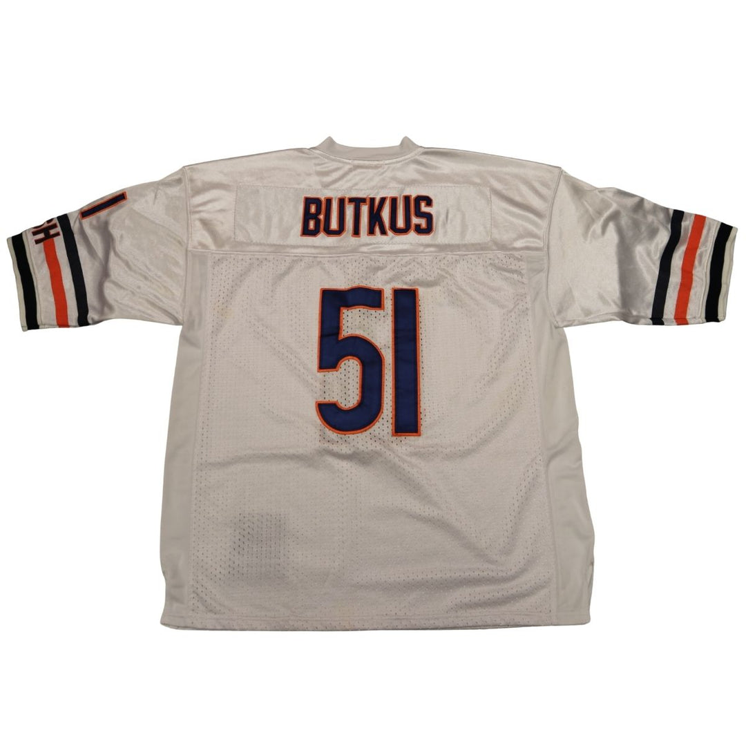 Dick Butkus Chicago Bears Mitchell & Ness White Jersey Size 50