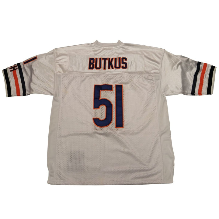 Dick Butkus Chicago Bears Mitchell & Ness White Jersey Size 50