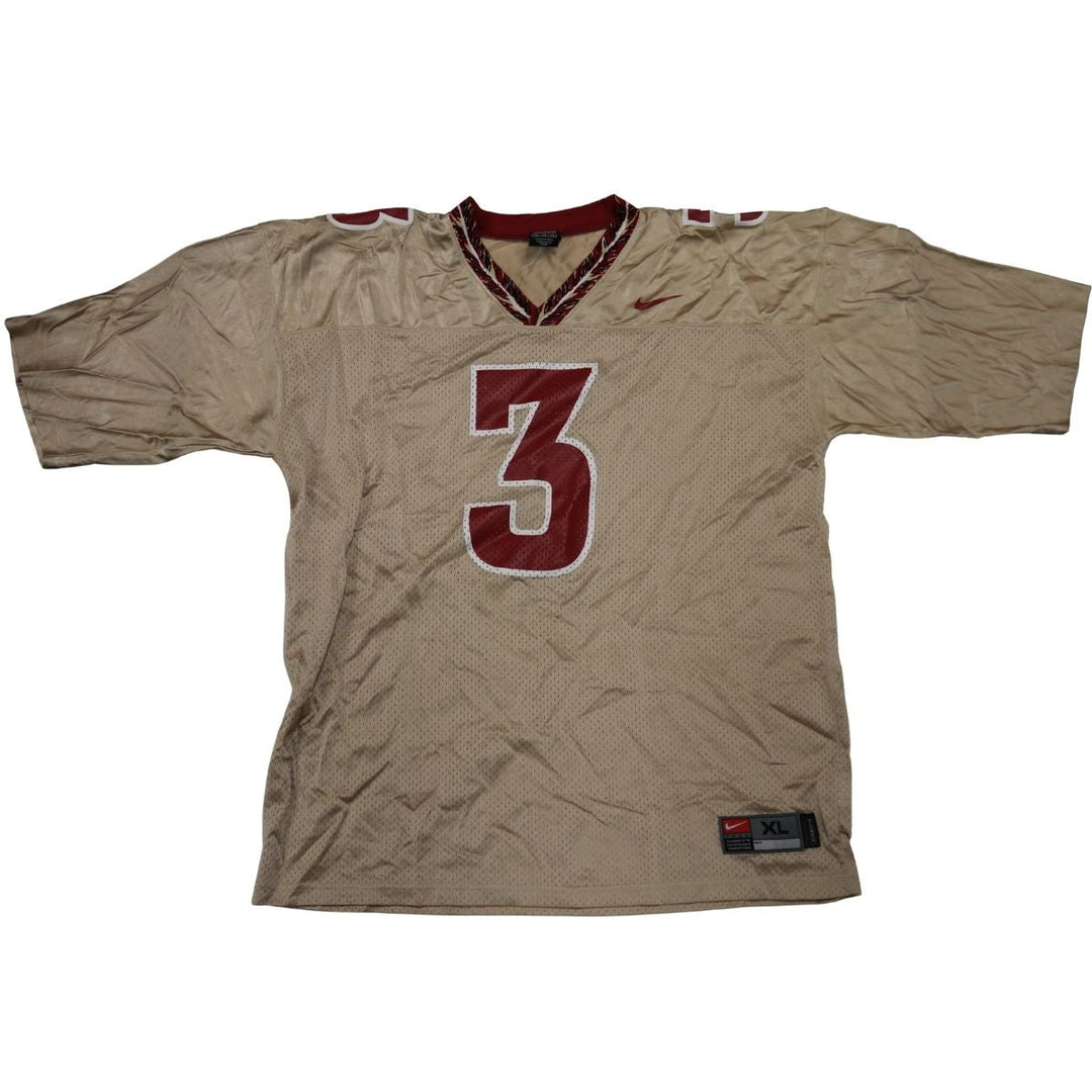 Jameis Winston Florida State Seminoles Nike Tan Jersey Size XL