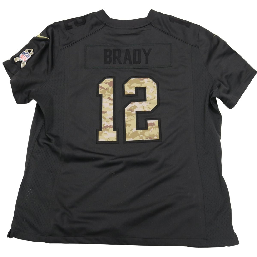 Tom Brady New England Patriots Salute To Service Nike Camo Jersey Size XXL