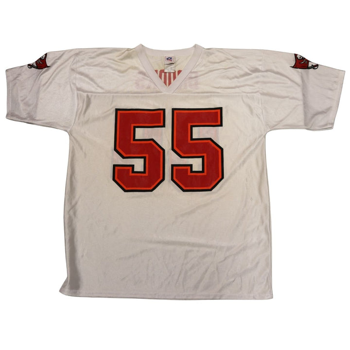 Derrick Brooks Tampa Bay Buccaneers White Custom Jersey Size L 