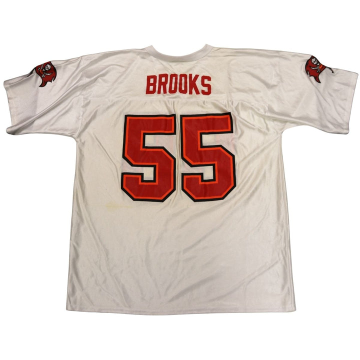 Derrick Brooks Tampa Bay Buccaneers White Custom Jersey Size L 