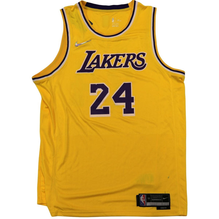 Kobe Bryant Los Angeles Lakers Nike Dry Fit NBA 75th Anniversary Jersey Size 56