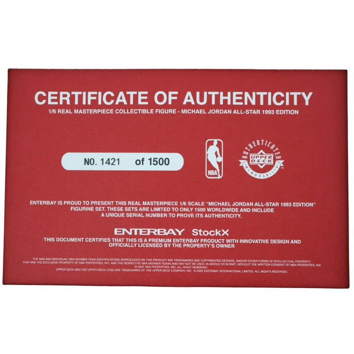 Michael Jordan All-Star 1993 Enterbay NBA Real Masterpiece Action Figure (1)