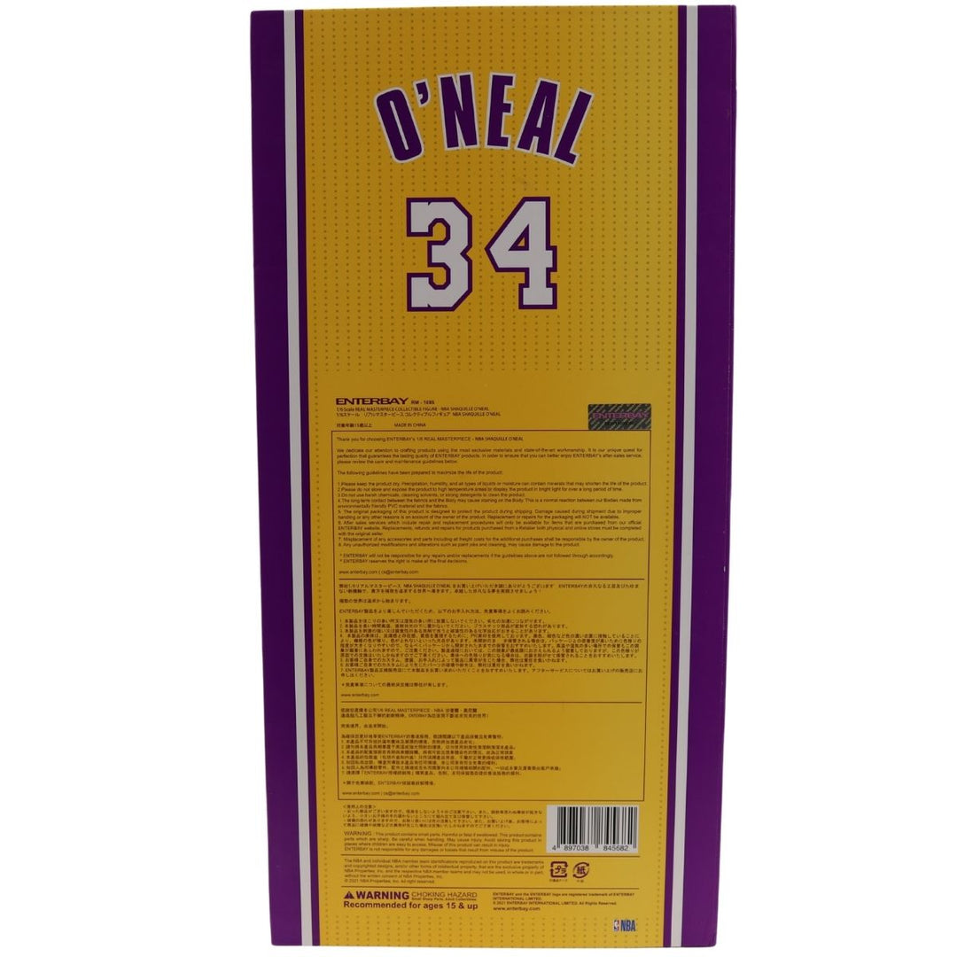 Shaquille O'Neal LA Lakers Enterbay NBA Real Masterpiece 1:6 Action Figure