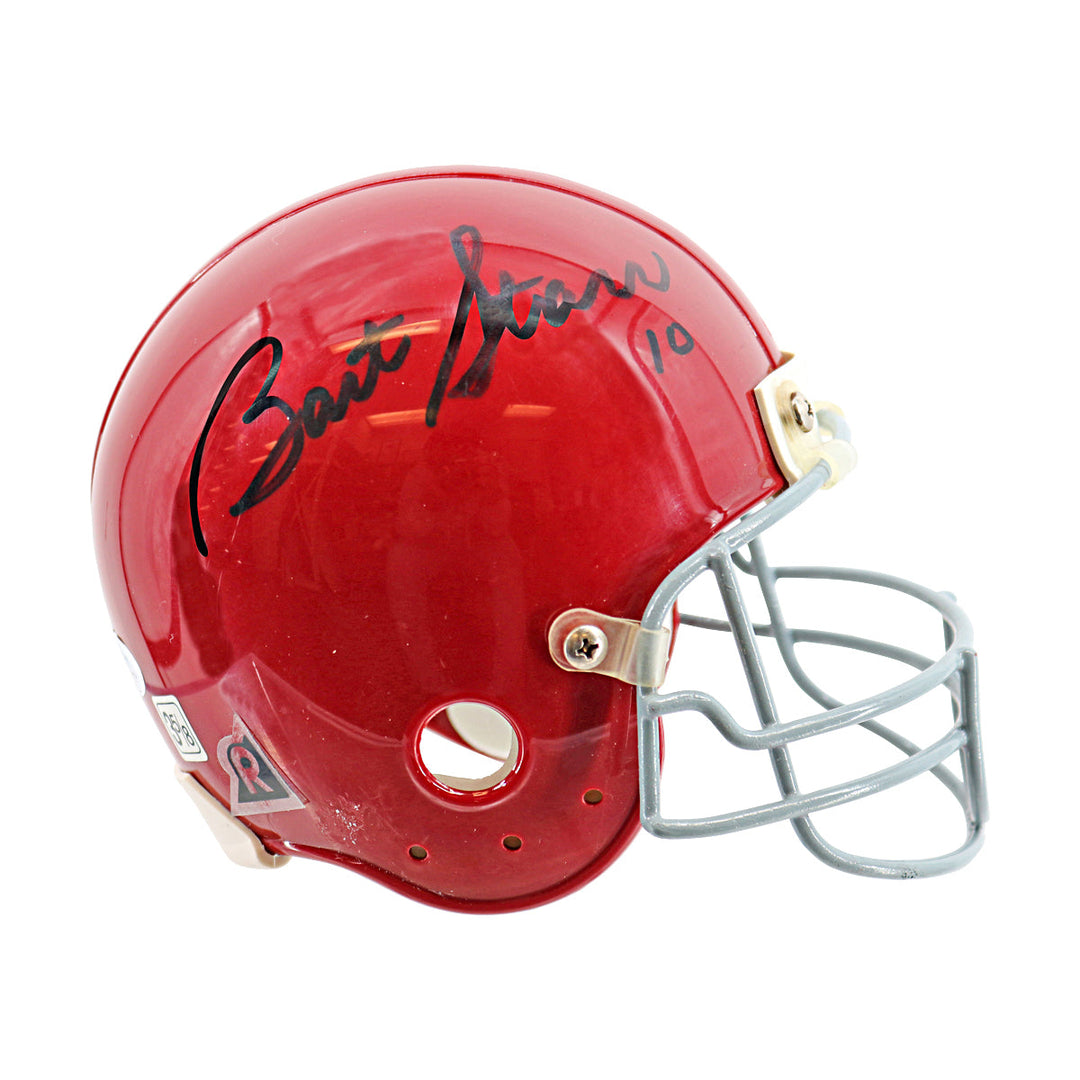 Bart Starr Alabama Crimson Tide Autographed Ridell Mini Helmet JSA LOA