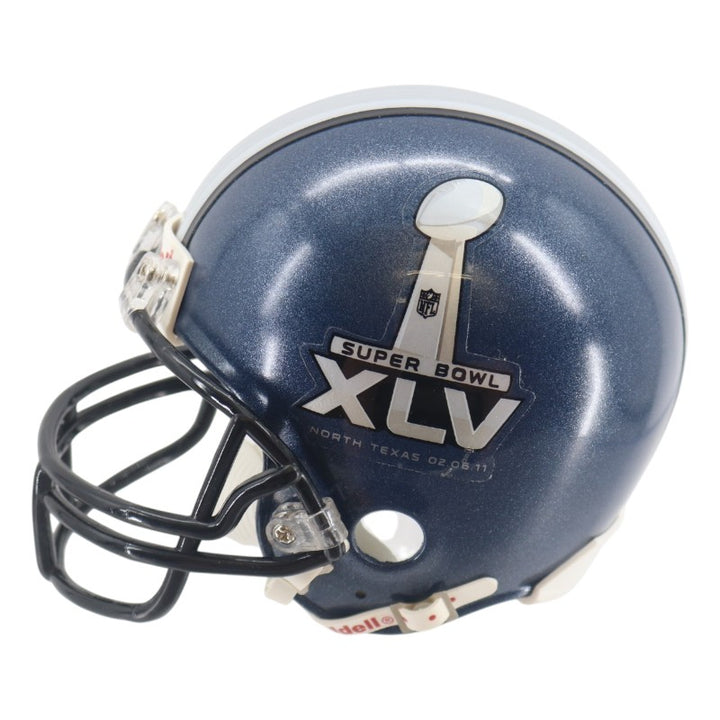 Green Bay Packers Pittsburgh Steelers Championship 2.06.11 Riddell Mini Helmet