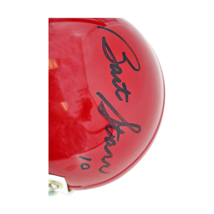 Bart Starr Alabama Crimson Tide Autographed Ridell Mini Helmet JSA LOA