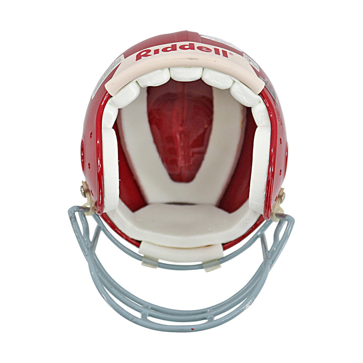 Bart Starr Alabama Crimson Tide Autographed Ridell Mini Helmet JSA LOA