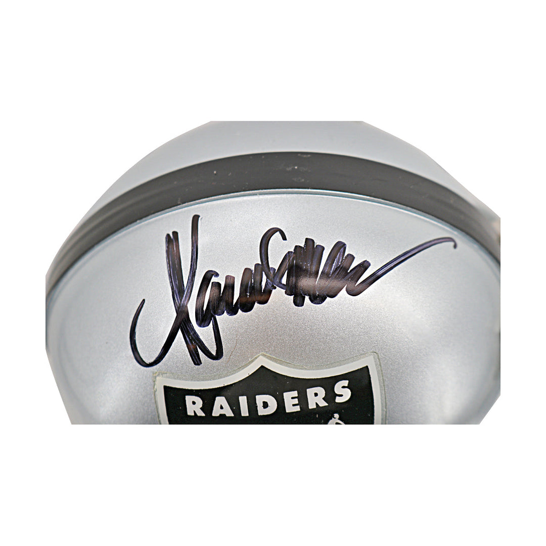 Marcus Allen Los Angeles Raiders Autographed Ridell Mini Helmet JSA COA