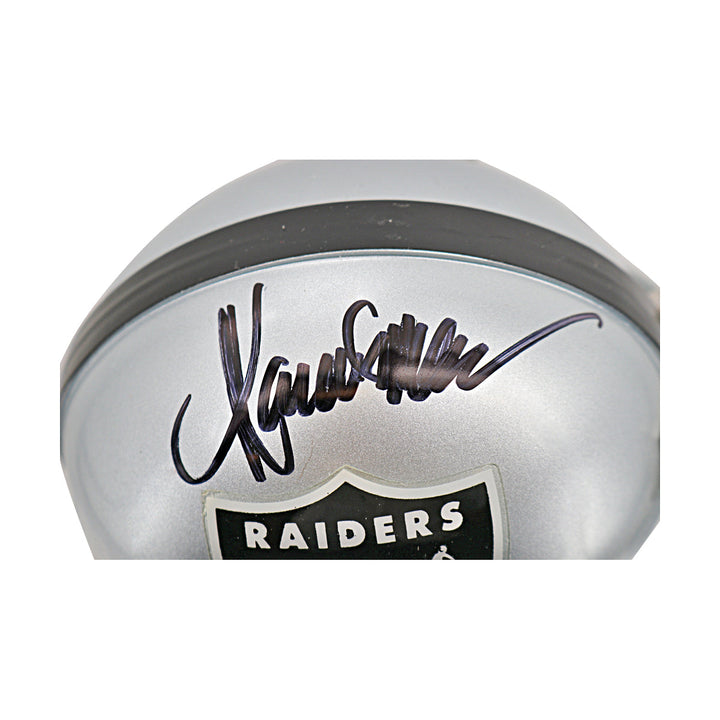 Marcus Allen Los Angeles Raiders Autographed Ridell Mini Helmet JSA COA