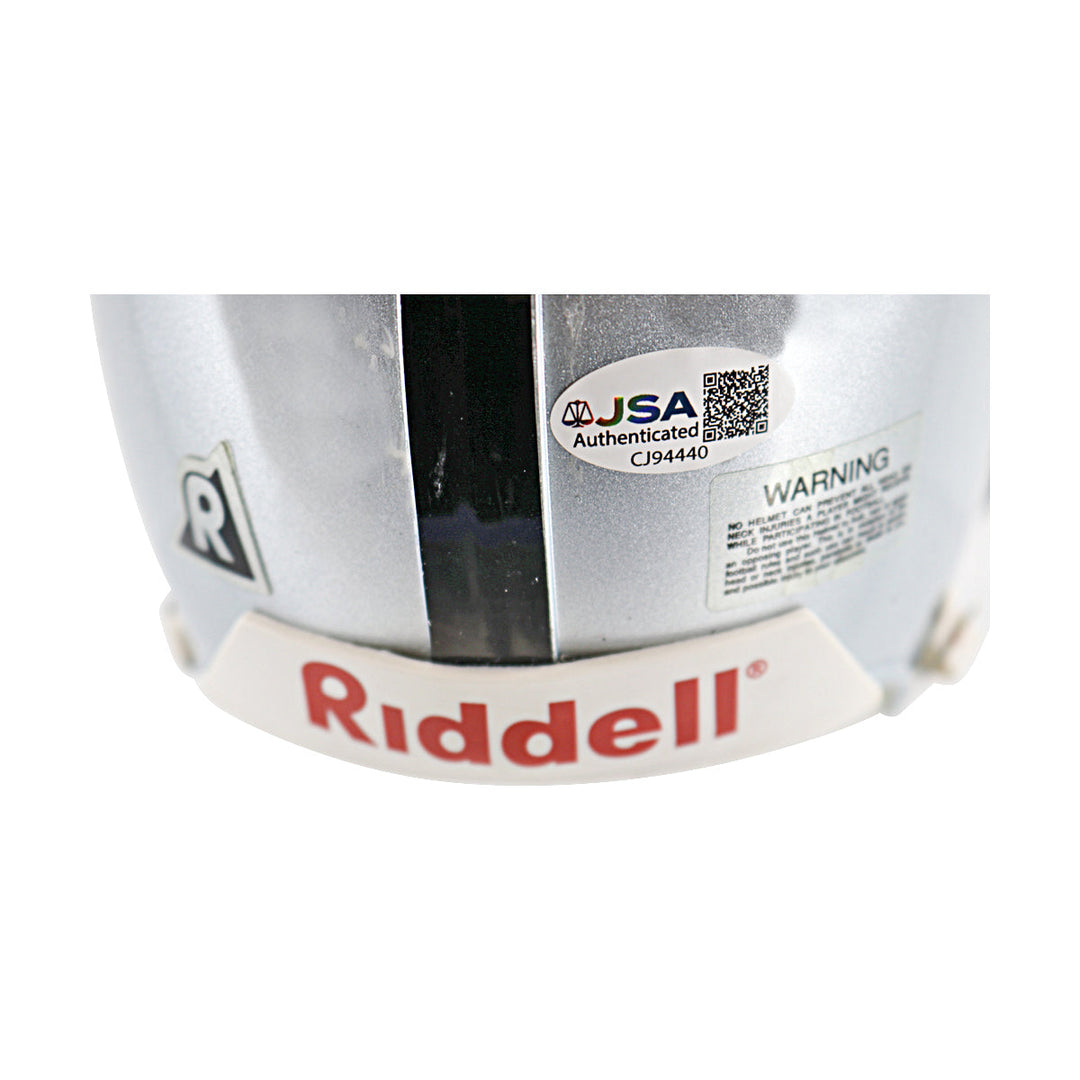 Marcus Allen Los Angeles Raiders Autographed Ridell Mini Helmet JSA COA