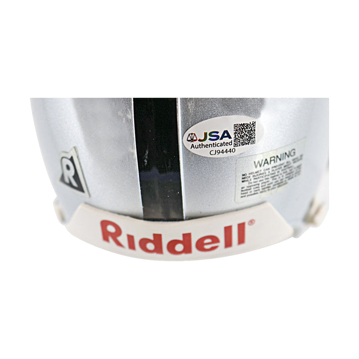 Marcus Allen Los Angeles Raiders Autographed Ridell Mini Helmet JSA COA