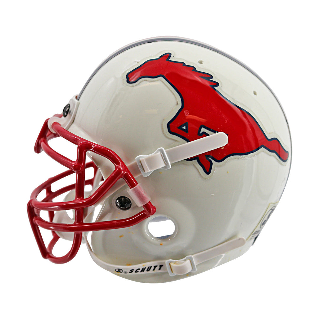 Eric Dickerson SMU Mustangs Autographed Schutt Mini Helmet JSA COA