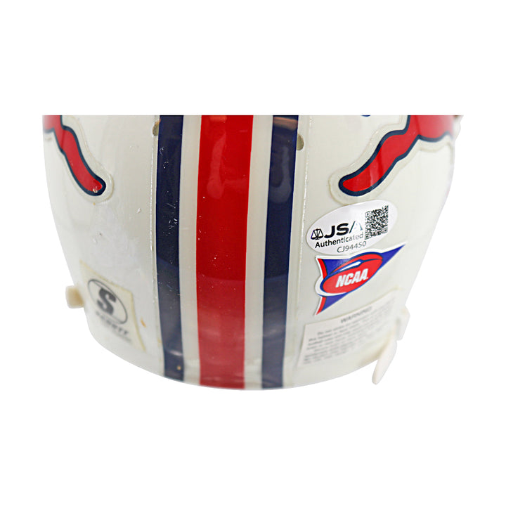 Eric Dickerson SMU Mustangs Autographed Schutt Mini Helmet JSA COA
