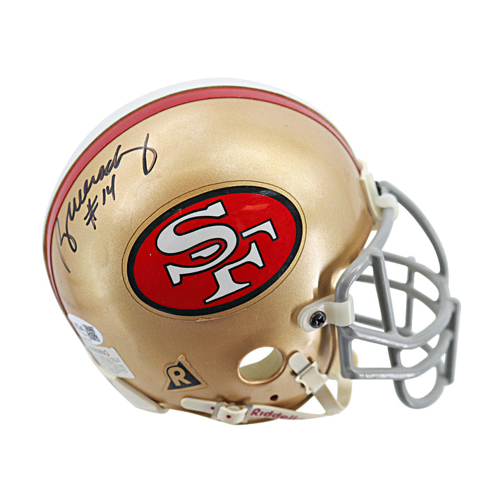 Ray Wersching San Francisco 49ers Autographed Ridell Mini Helmet JSA COA