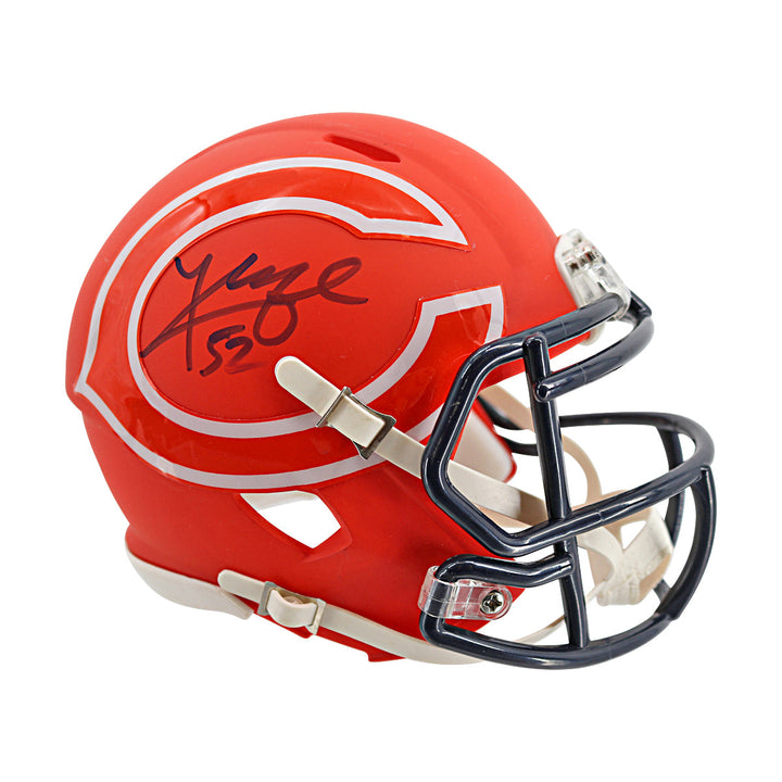 Khalil Mack Chicago Bears Autographed Amp Mini Helmet JSA COA