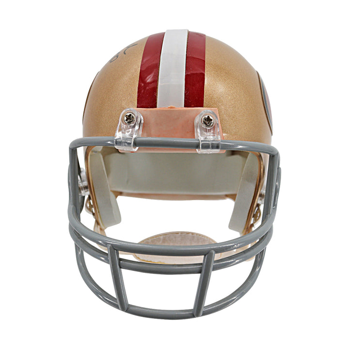 Jerry Rice San Francisco 49ers Autographed Mini Helmet JSA COA