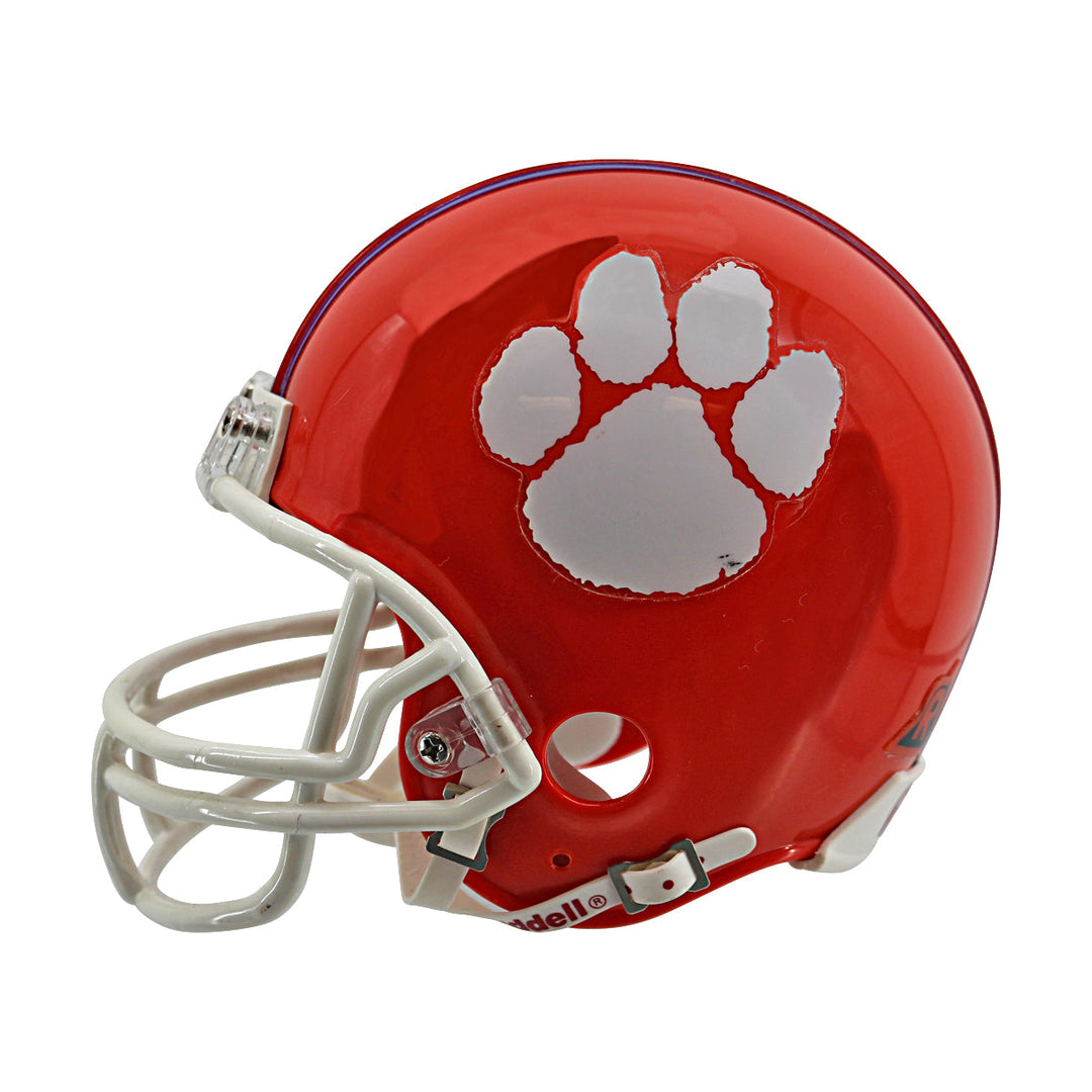 Dwight Clark Clemson Tigers Autographed Ridell Mini Helmet JSA COA