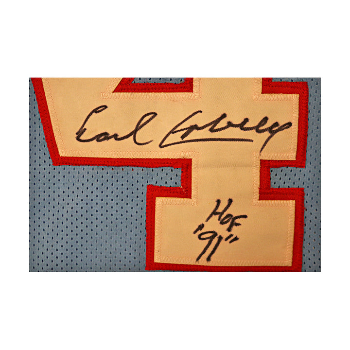Earl Campbell Houston Oilers Autographed Inscribed Jersey JSA COA