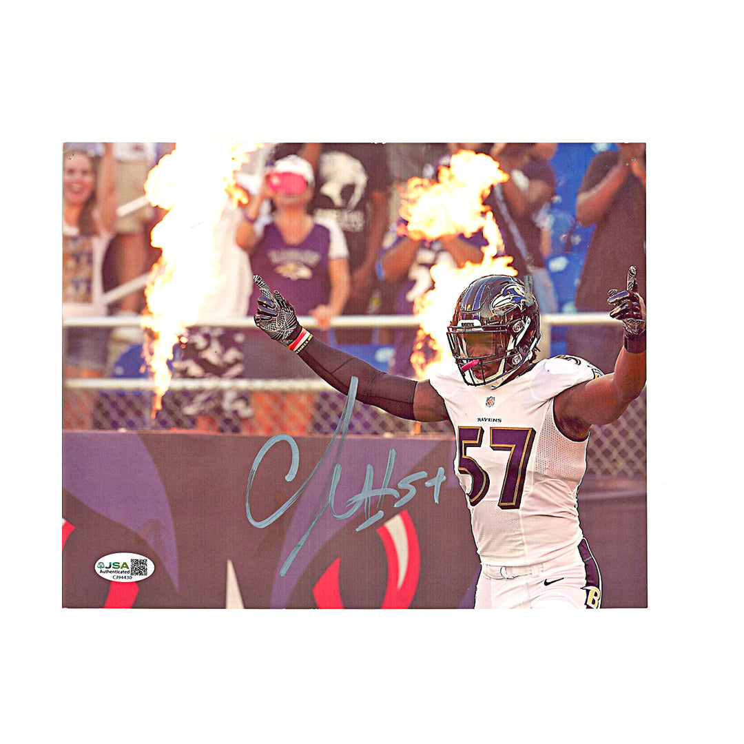 C.J. Mosley Baltimore Ravens Autographed 8x10 Photo JSA COA