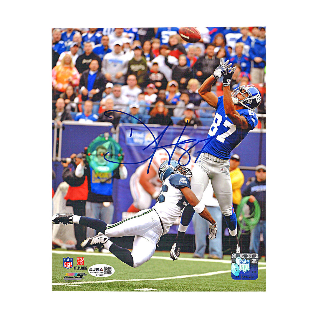 Domenik Hixon New York Giants Autographed 8x10 Photo JSA COA