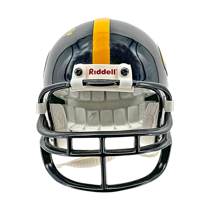 George Kittle Iowa Hawkeyes Autographed Riddell Mini Helmet JSA COA