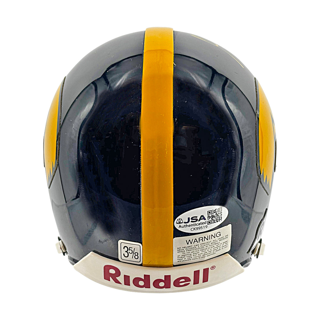 George Kittle Iowa Hawkeyes Autographed Riddell Mini Helmet JSA COA