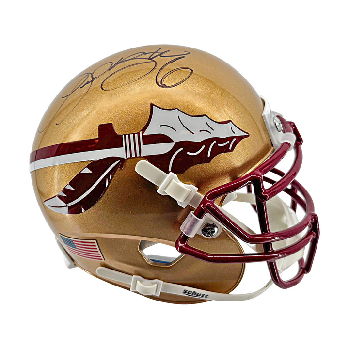 Leroy Butler Florida State Seminoles Autographed Schutt Mini Helmet JSA COA