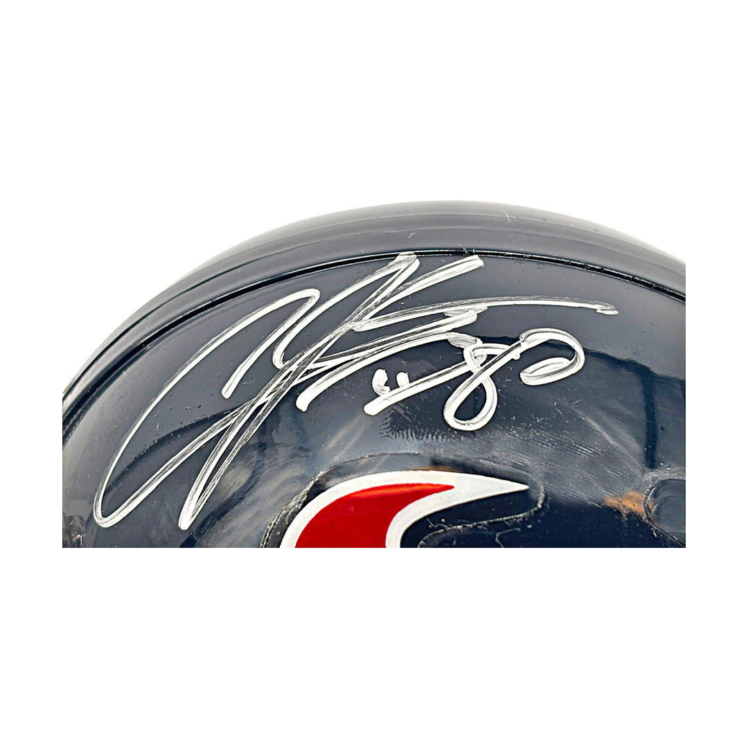 Andre Johnson Houston Texans Autographed Riddell Mini Helmet JSA COA