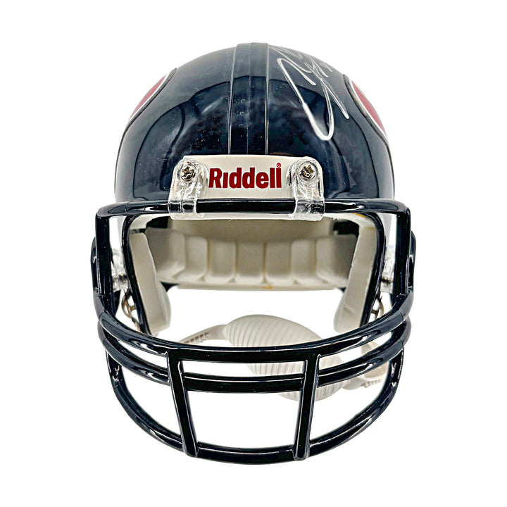 Andre Johnson Houston Texans Autographed Riddell Mini Helmet JSA COA