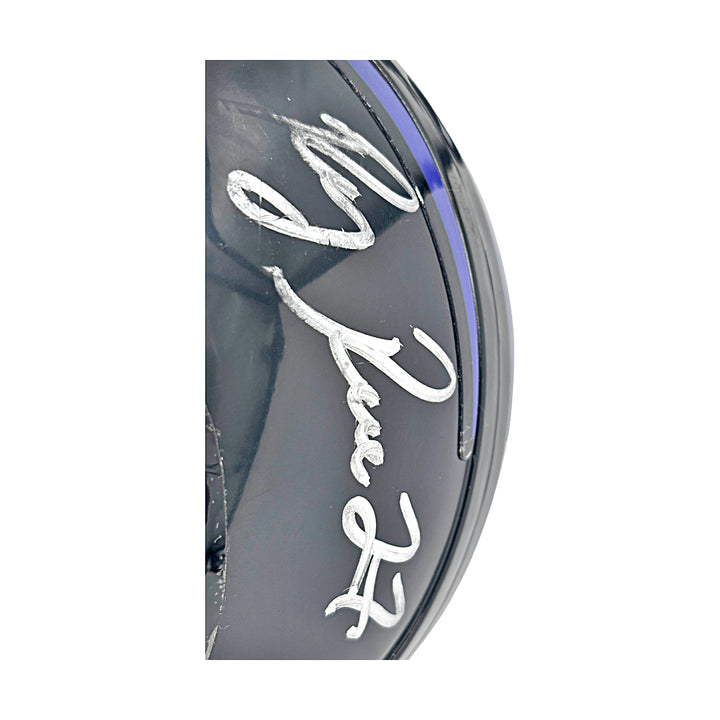 Ray Rice Baltimore Ravens Autographed Riddell Mini Helmet JSA COA