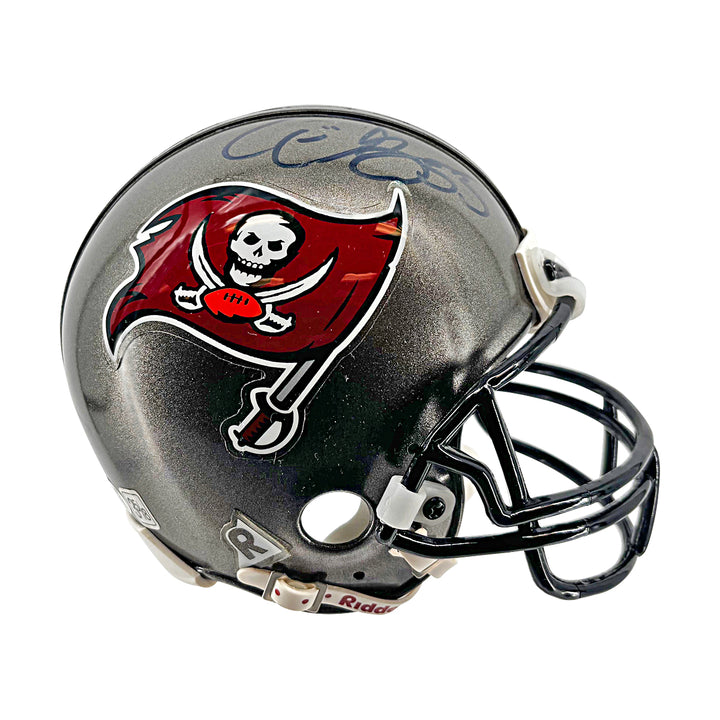 Derrick Brooks Tampa Bay Buccaneers Autographed Riddell Mini Helmet JSA COA