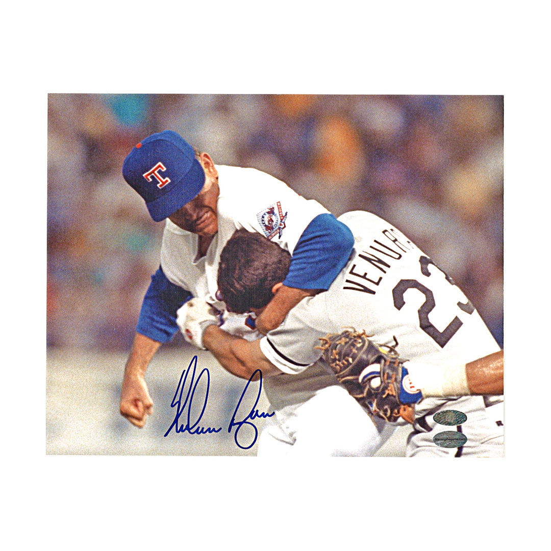 Nolan Ryan Texas Rangers Autographed 8x10 Photo Nolan Ryan Auth - 2