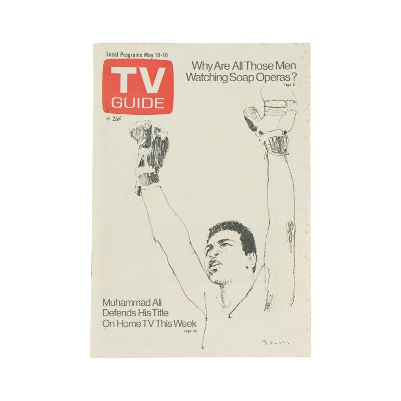 Muhammad Ali TV Guide Booklet May 10-16, 1975