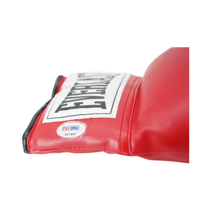 Joe Frazier Autographed Inscribed Right Boxing Glove PSA Holo