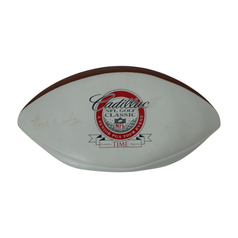Tom Watson Autographed PGA Golf Classic Football JSA COA