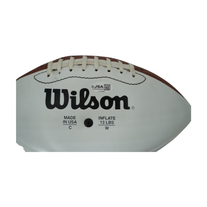 Tom Watson Autographed PGA Golf Classic Football JSA COA