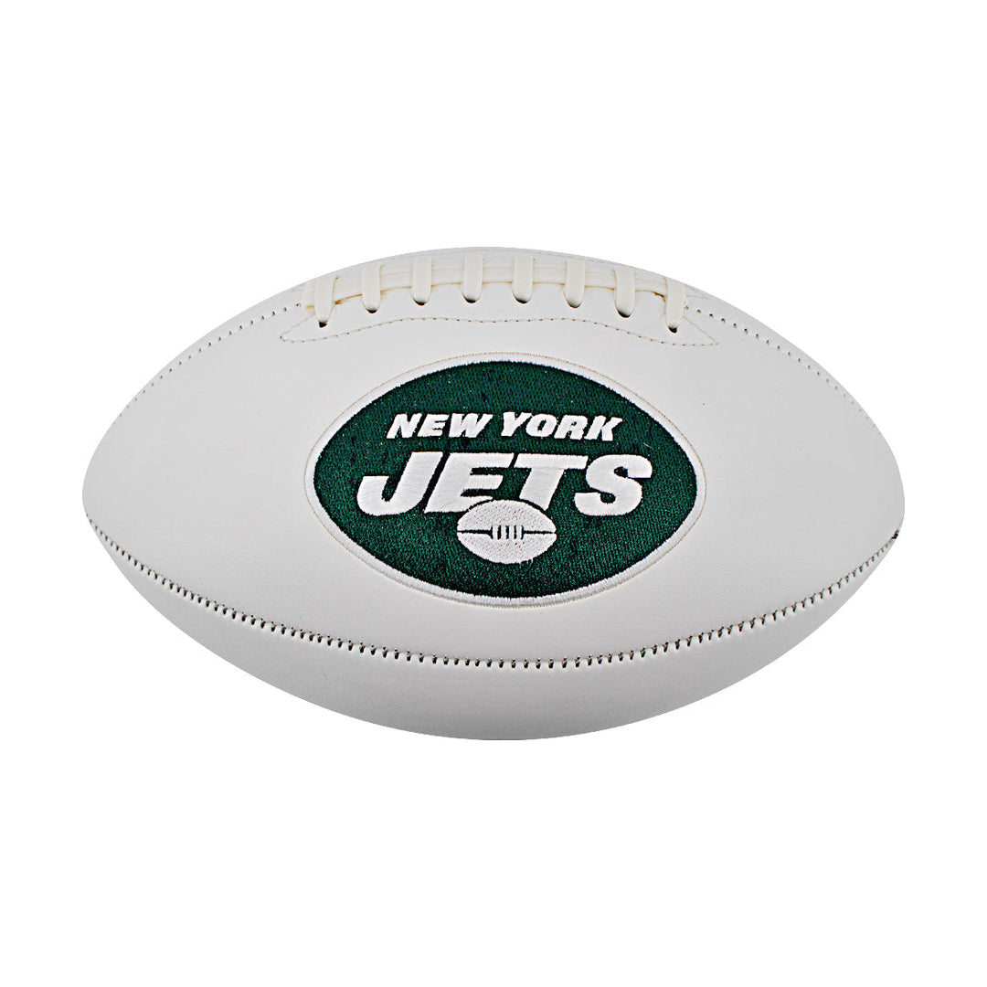 New York Jets Super Bowl 3 Rawlings White Panel Football