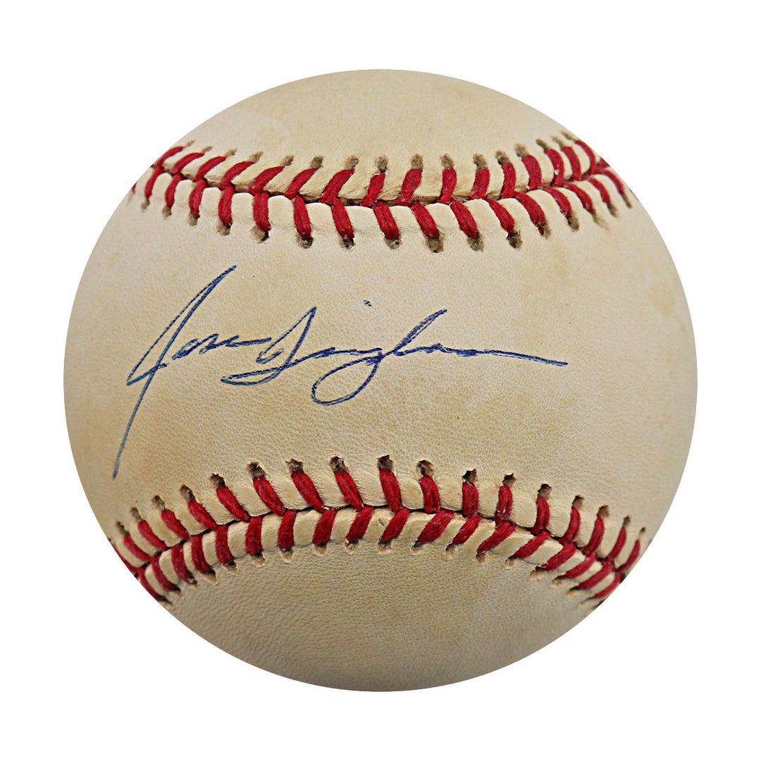Jason Isringhausen New York Mets Autographed Signed Coleman ONL Baseball (JSA COA #AY64894)