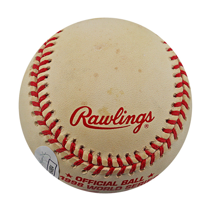Tino Martinez New York Yankees Autographed Signed 1998 World Series Logo Ball (JSA COA #AY64884)