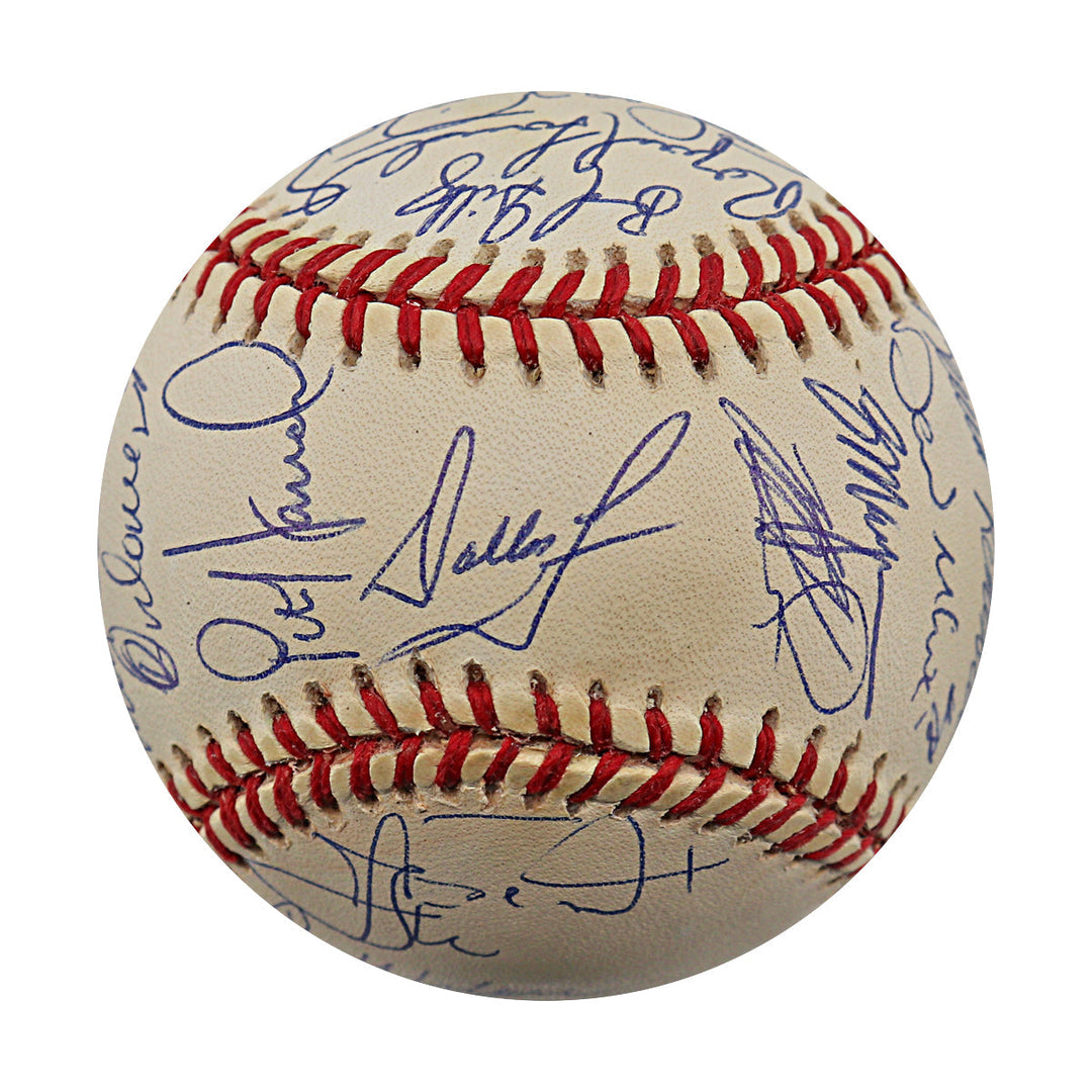 Franco, Alfonzo, Kent 1996 New York Mets Team Signed ONL Baseball (JSA LOA #ZZ25669)