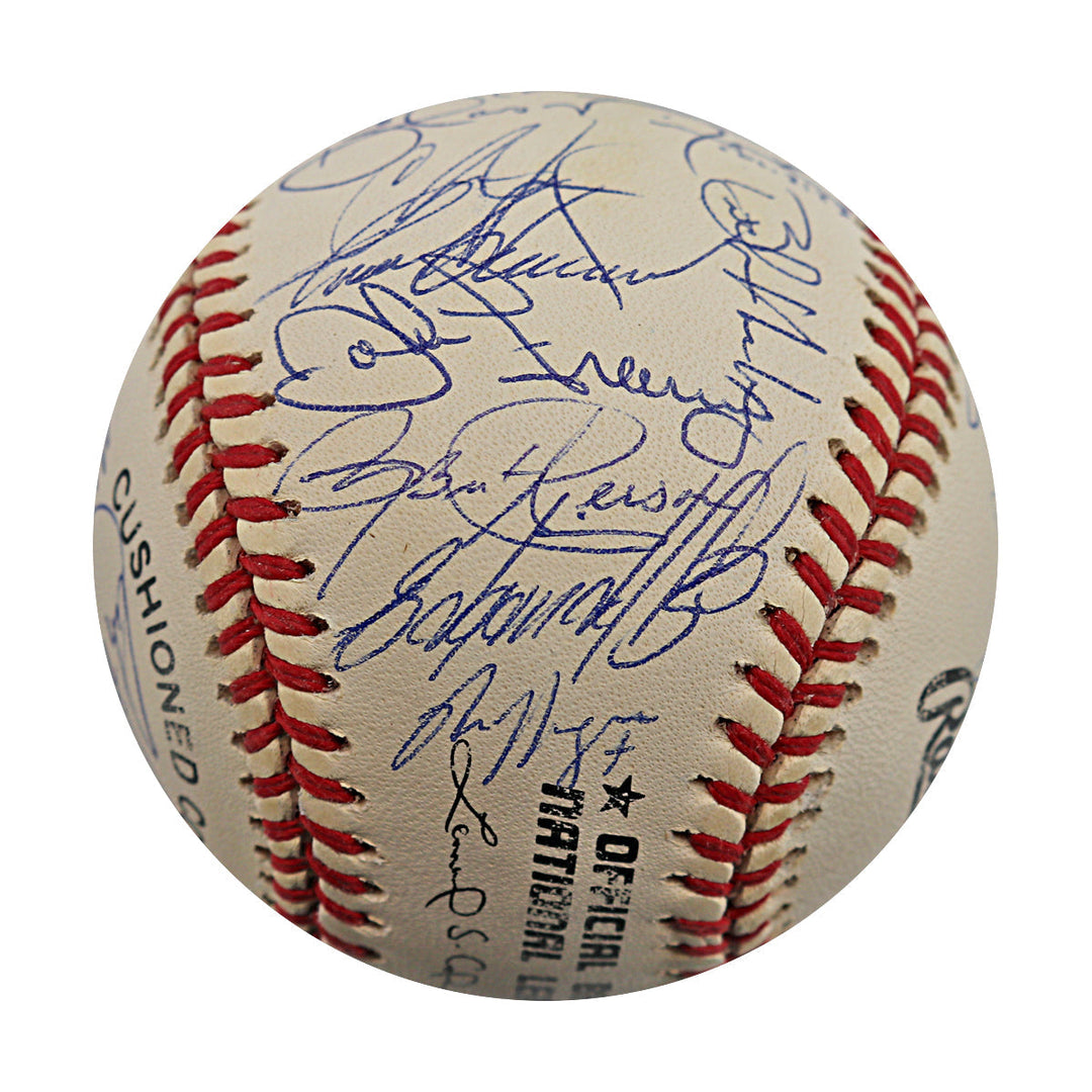 Franco, Alfonzo, Kent 1996 New York Mets Team Signed ONL Baseball (JSA LOA #ZZ25669)
