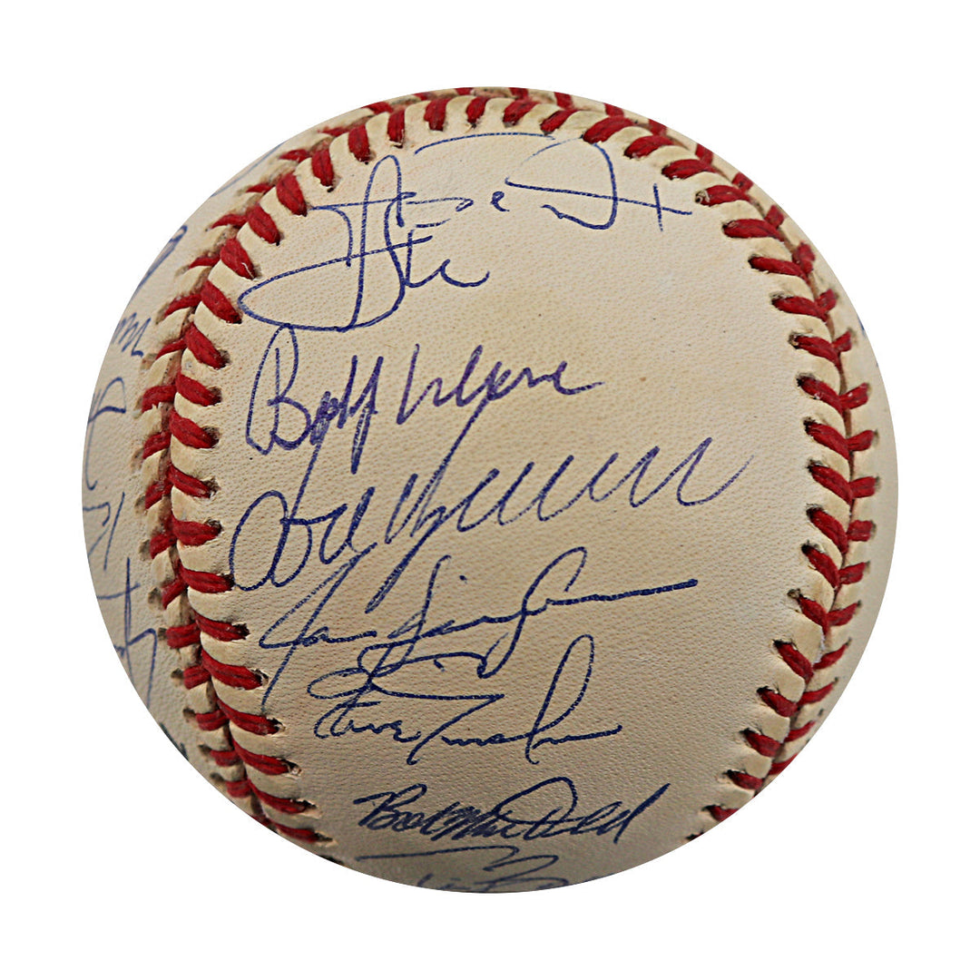 Franco, Alfonzo, Kent 1996 New York Mets Team Signed ONL Baseball (JSA LOA #ZZ25669)